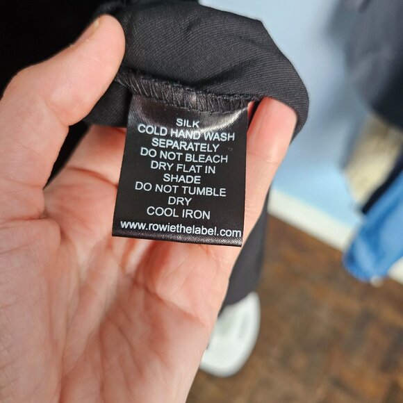 Black Velvet Slip Dress - Picture 5 of 8